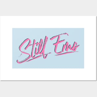 Still Emo (2024, Pink and Teal) Posters and Art